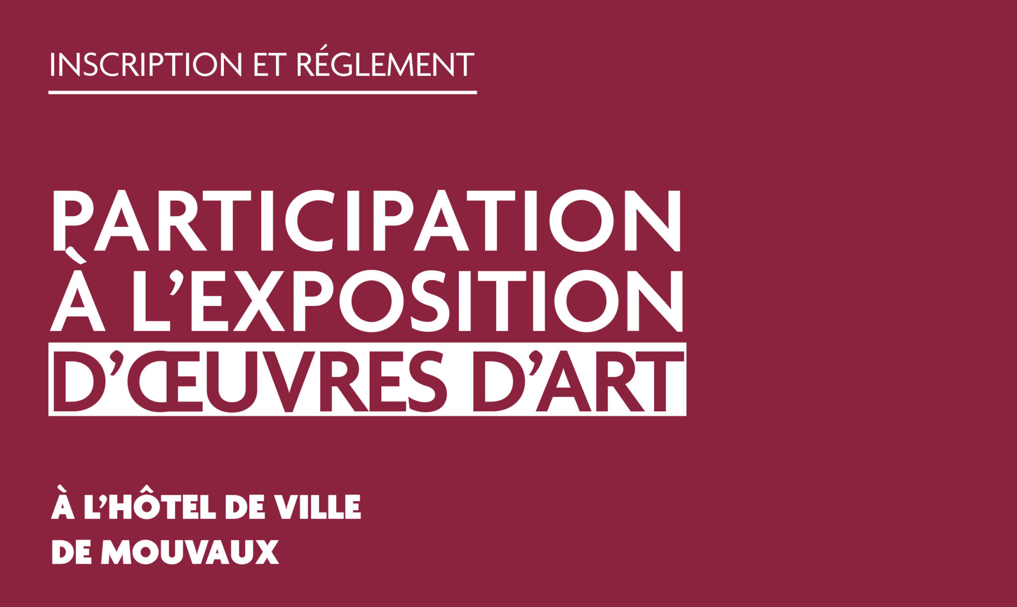 Exposez vos oeuvres d'art