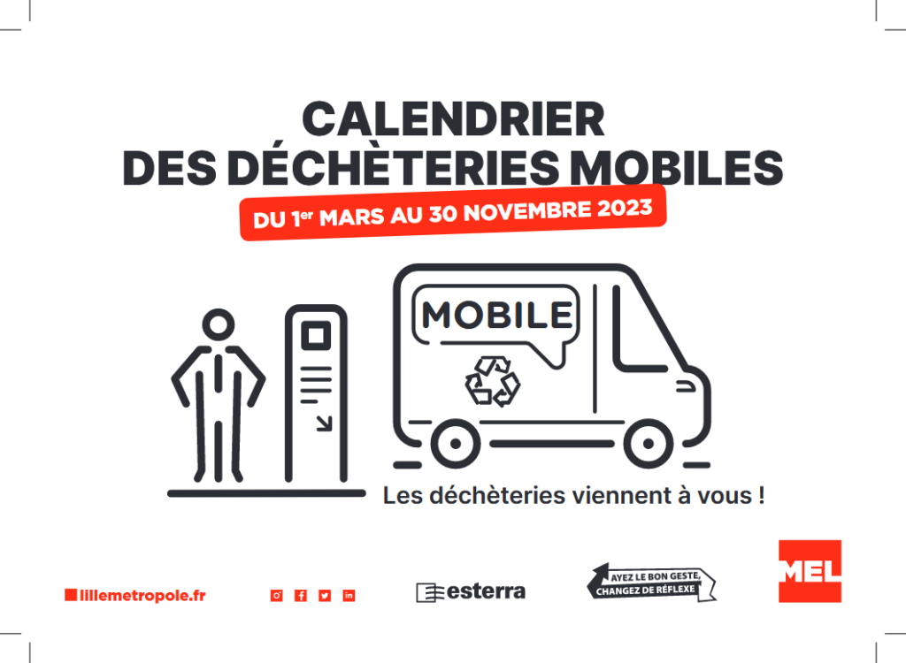 Déchèterie mobile : le calendrier 2023 est sorti