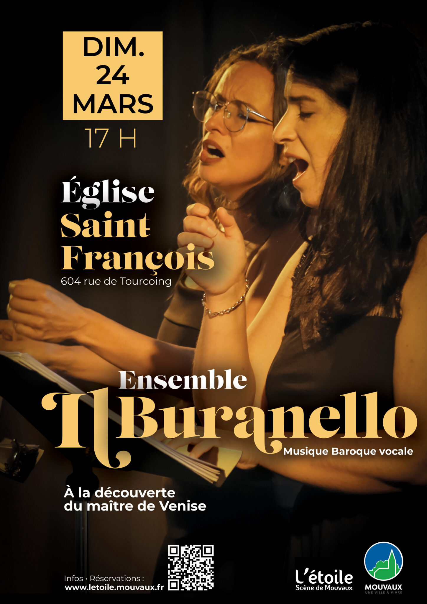 Ensemble Il Buranello, en concert à l'église Saint-François