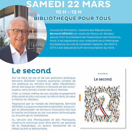 Rencontre dédicace avec Bernard Gérard