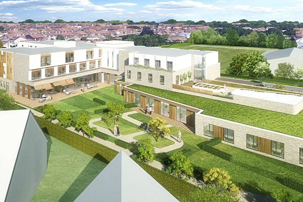 Maquette de la future maison de retraite de Mouvaux