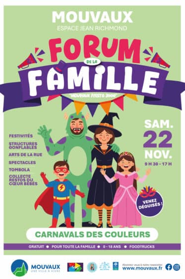Forum de la Famille : samedi 22/11 – 9H30 / 17H