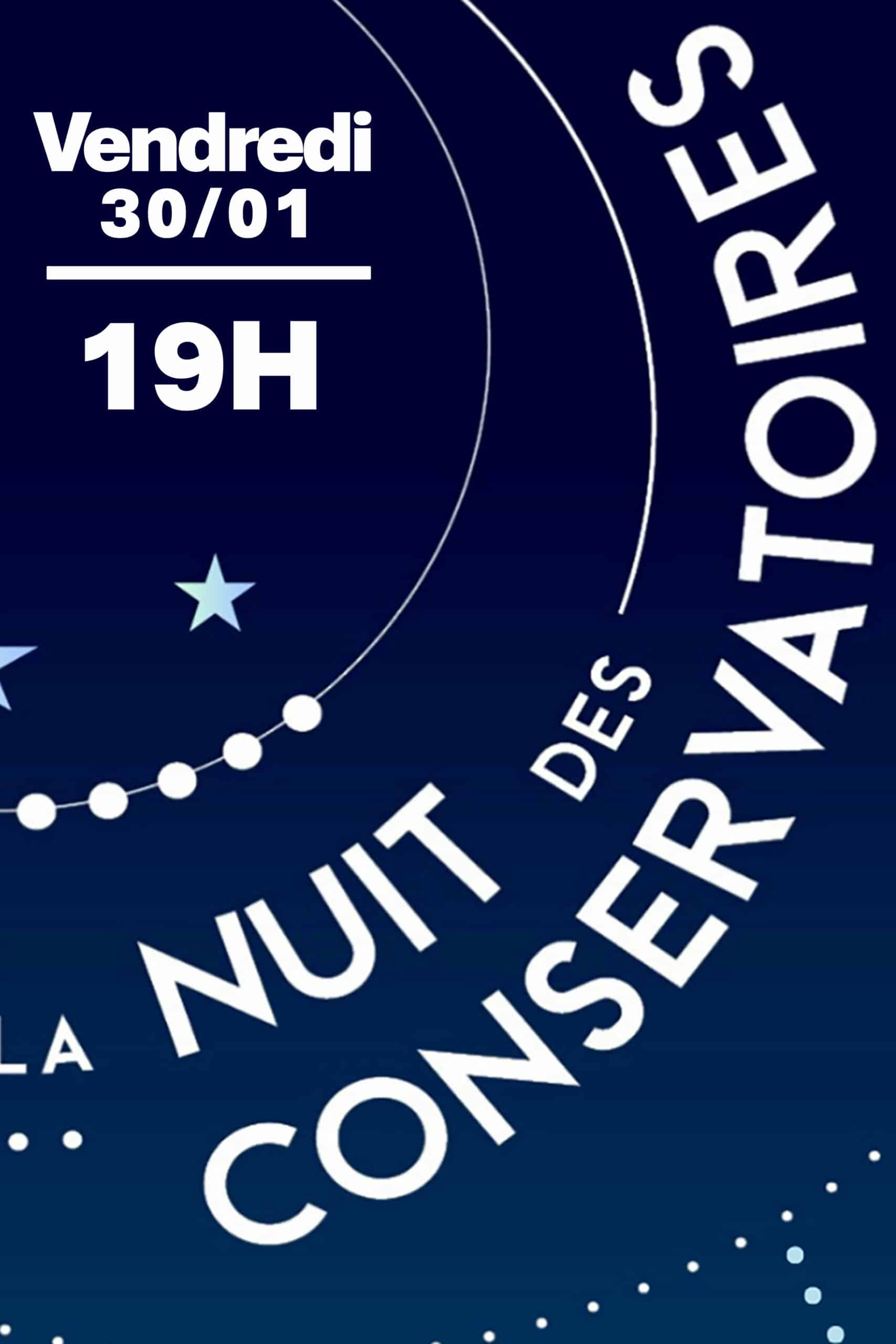 La nuit des conservatoires, vendredi 30 janvier 2025 à 19h à l'auditorium de l'école de musique de Mouvaux