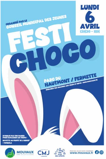 Festichoco, lundi 6/04 – 13H30 / 18H, parc du Hautmont