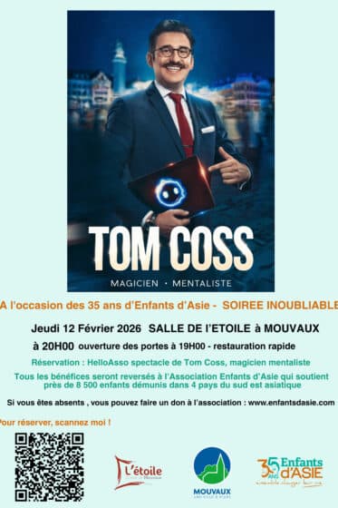 Tom Coss (mentalisme), jeudi 12/02 – 20H
