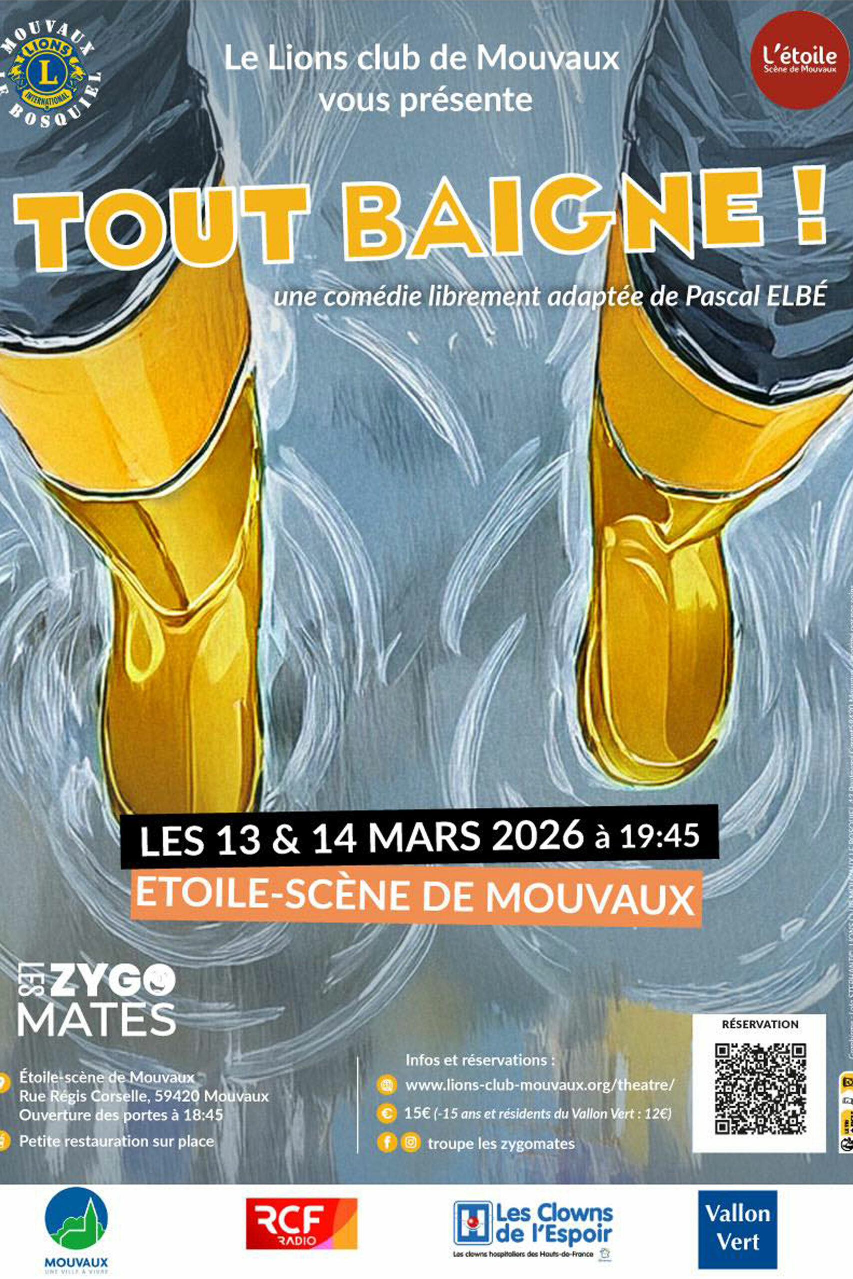 Tout baigne, théâtre, 13 & 14/03 – 19H50