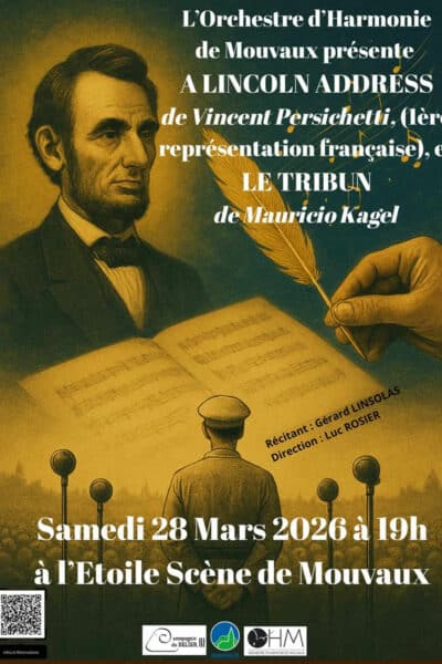 A Lincoln Address, samedi 28 mars 2026 à 19h à L'étoile - Scène de Mouvaux