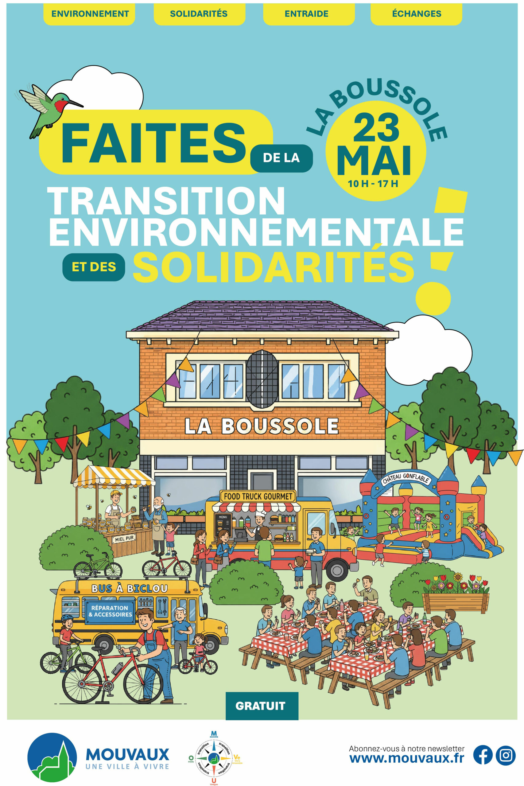 Faites de la transition, samedi 23/05 de 10h à 17H