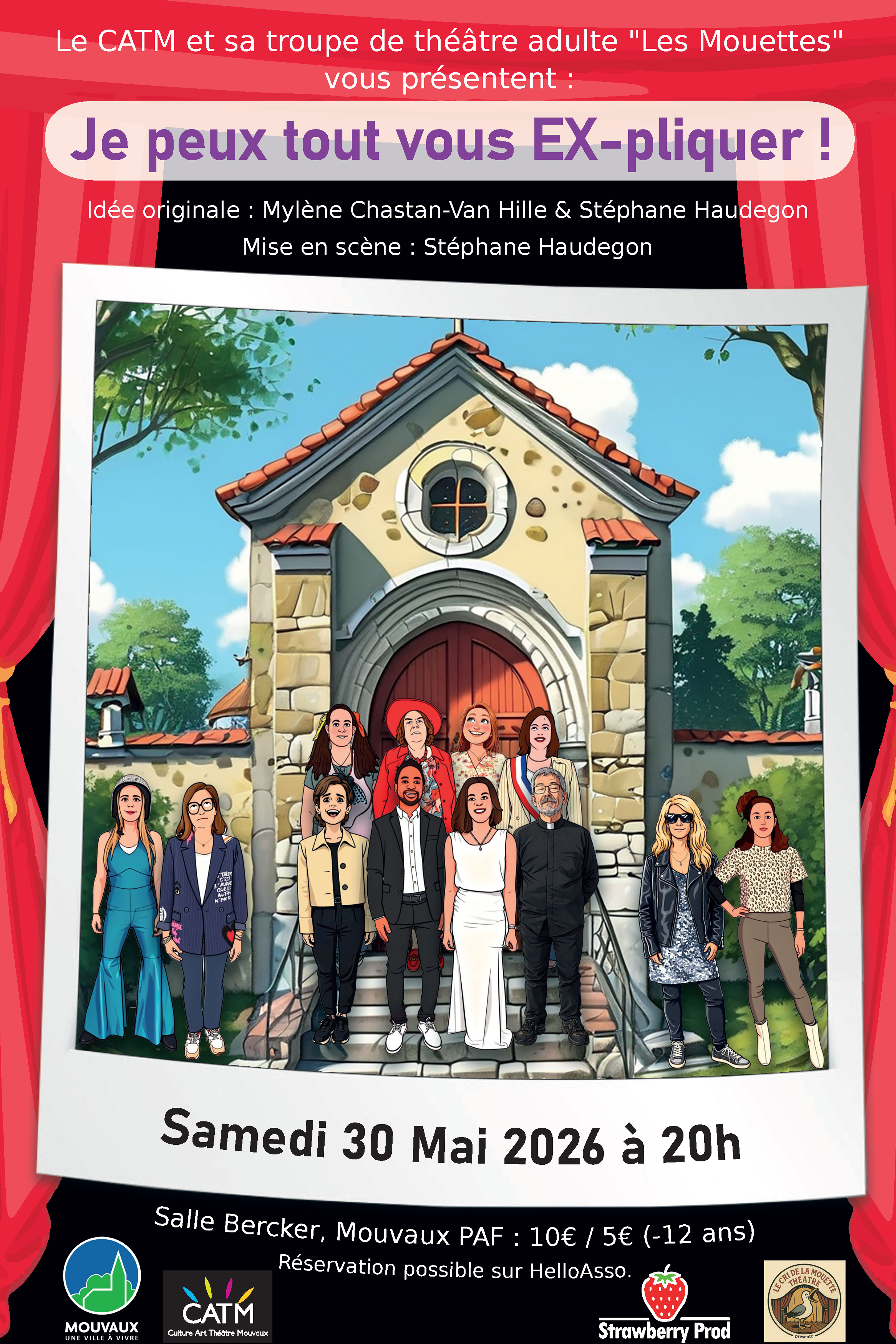 Je peux tout vous expliquer, théâtre samedi 30 mai 2026 à 20h à la salle Bercker, rue de Tourcoing à Mouvaux