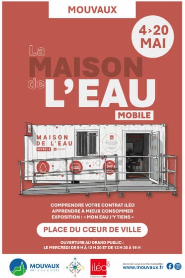 Maison de l&rsquo;eau, du 4 au 20/05, place du Cœur de Ville