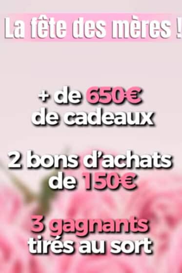 Jeu spécial « fête des mères », du 20 au 30/05