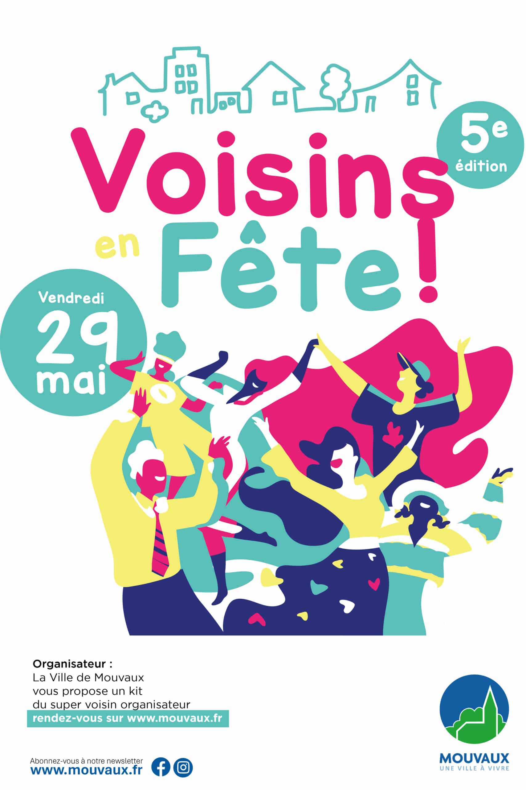 Voisins en fête 2026, vendredi 29 mai 2026 partout en Ville