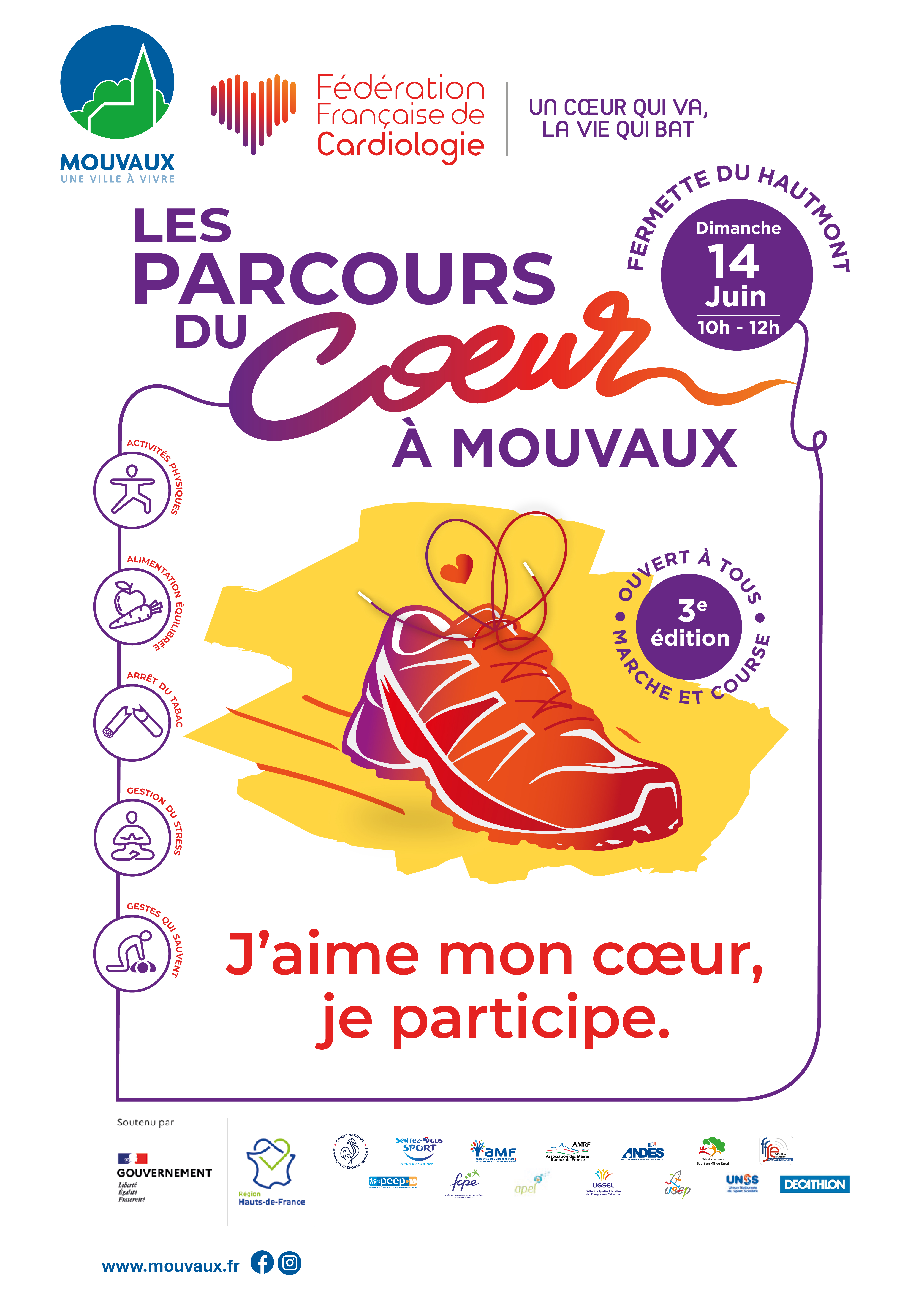 Parcours du Cœur, dimanche 14/06