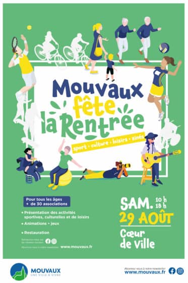 Mouvaux fête la rentrée, samedi 29/08 de 10H à 18H