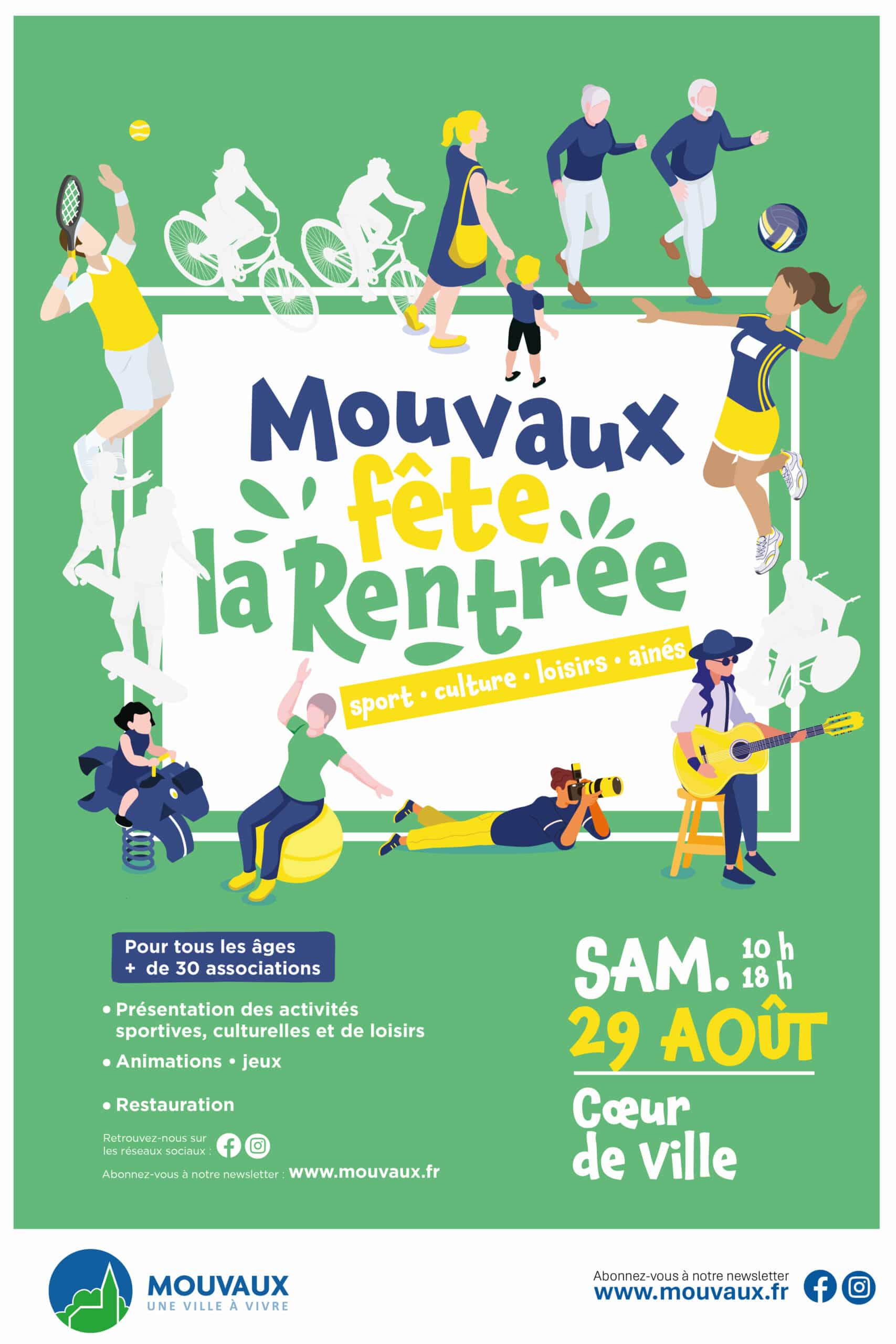 Mouvaux fête la rentrée, samedi 29 août 2026, place du Cœur de Ville