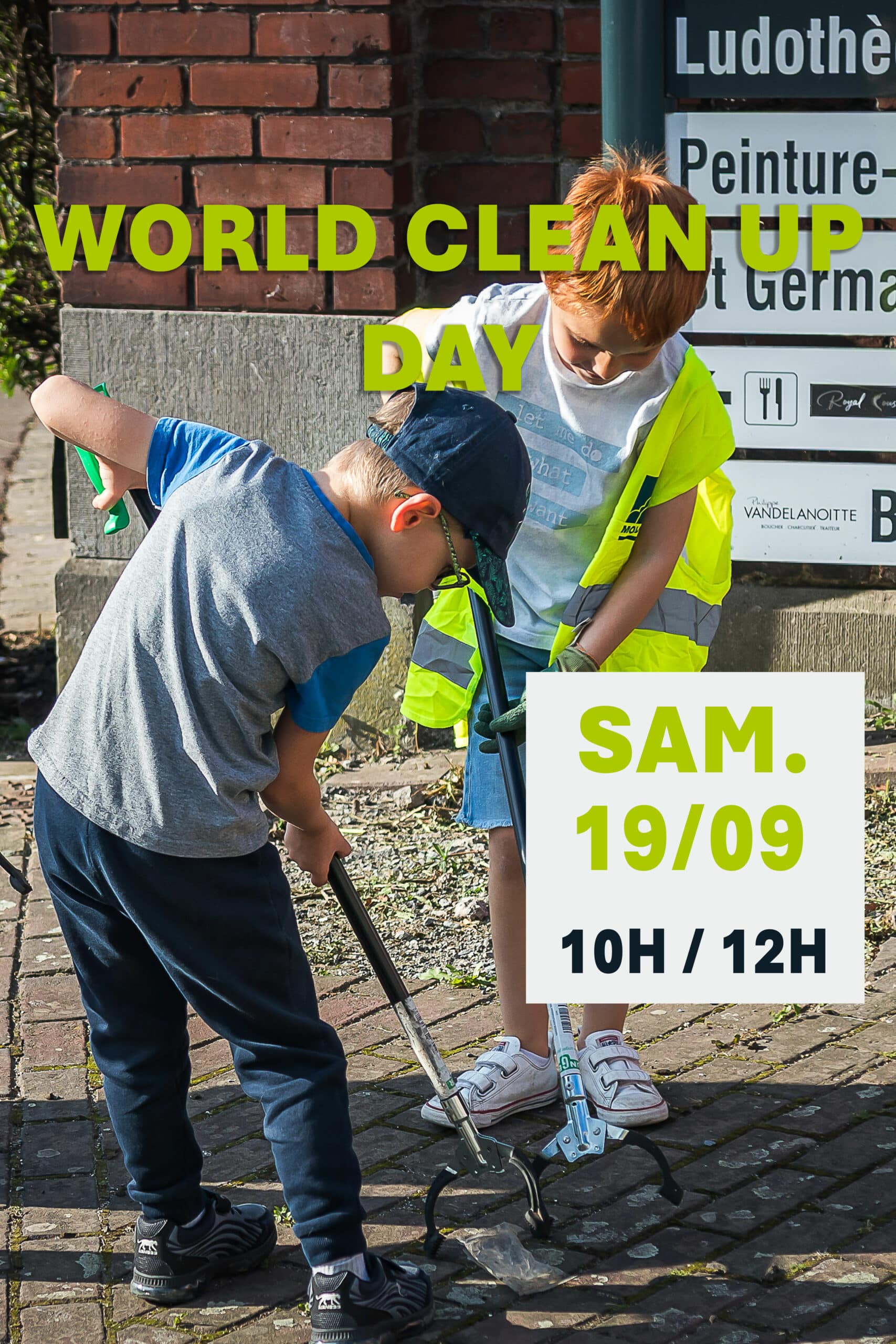 World Clean Up Day, samedi 19 septembre 2026 à Mouvaux de 10h à 12h